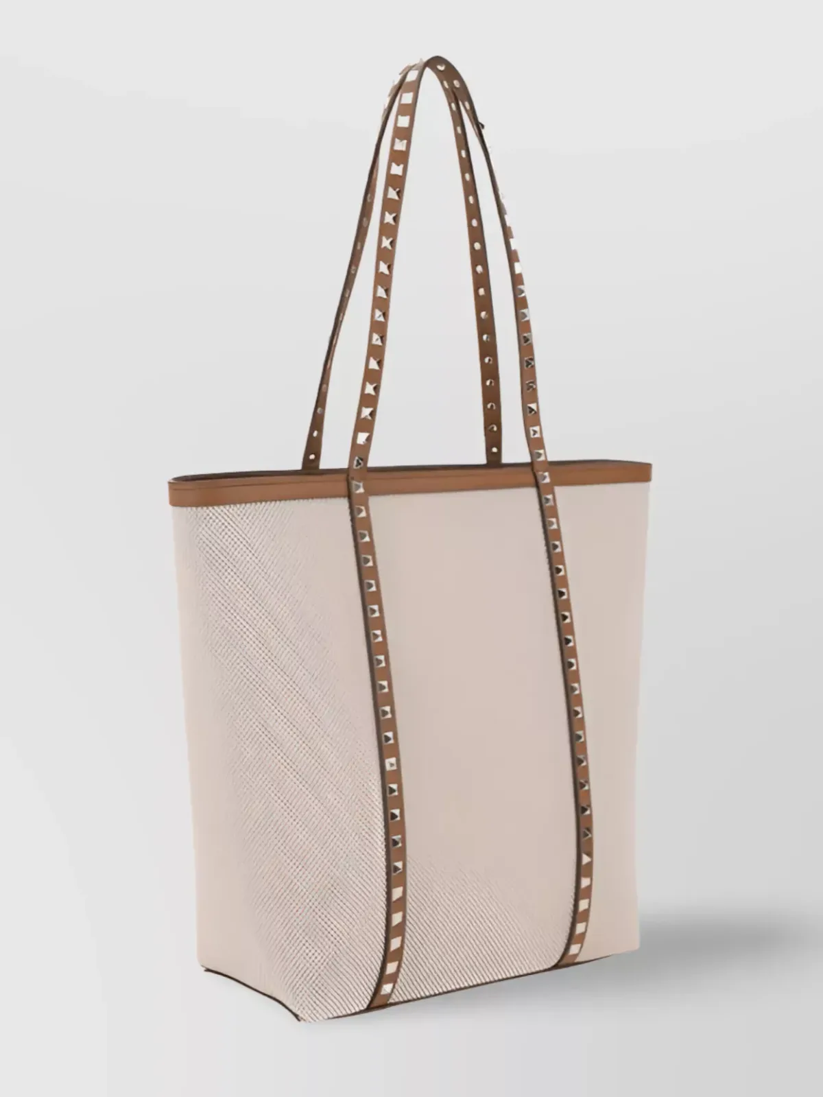 Valentino Garavani Rockstud Spike Canvas em bege, foto 2