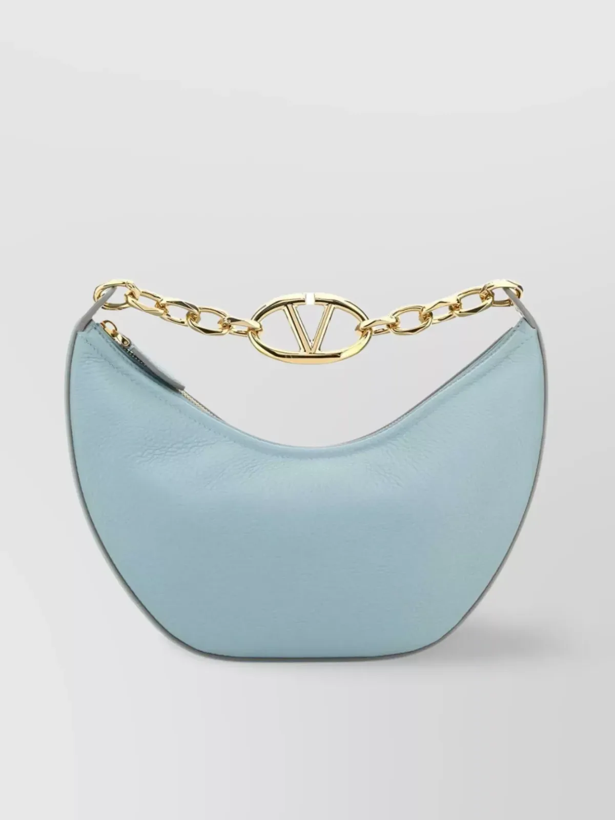 Valentino Garavani VLogo Signature Small Schultertasche, Hellblau, Foto 1