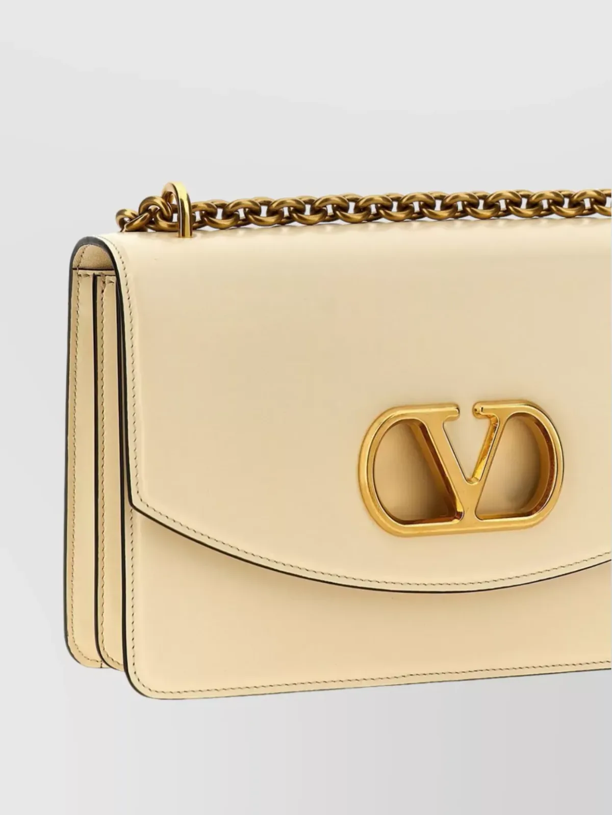 Valentino Garavani Vain حقيبة كتف بيج، صورة 3