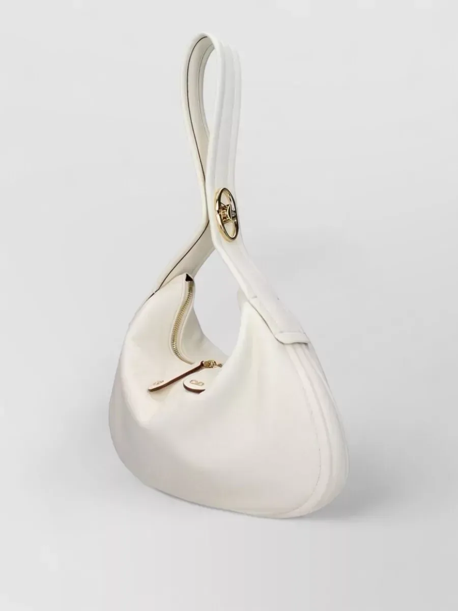 Valentino Garavani 白色皮革水桶包,图片3