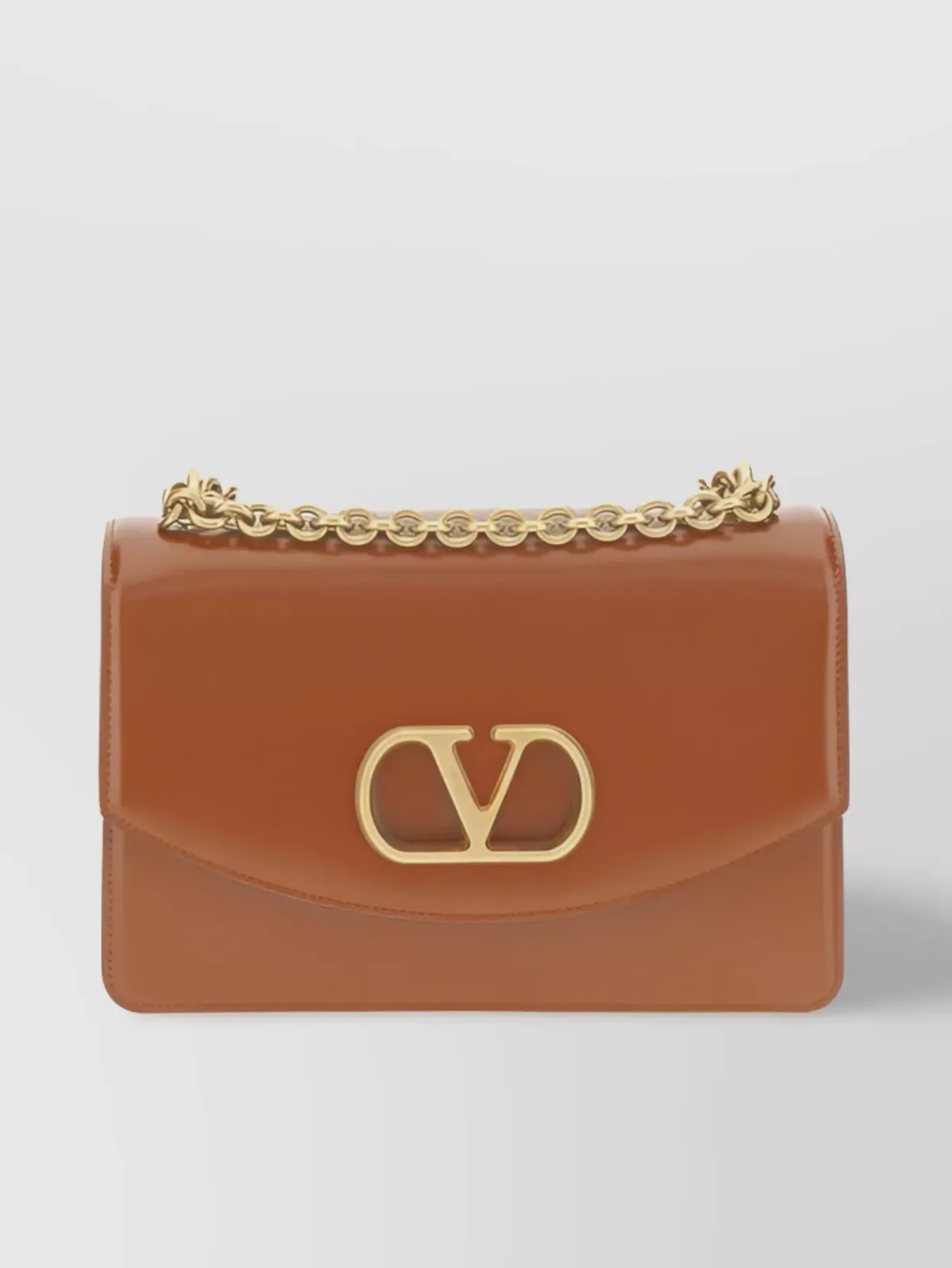Valentino Garavani Vain Schultertasche mit Kette, Braun, Foto 1