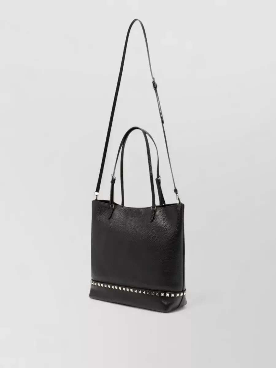 Valentino Garavani Rockstud Medium Tote en negro, foto 1