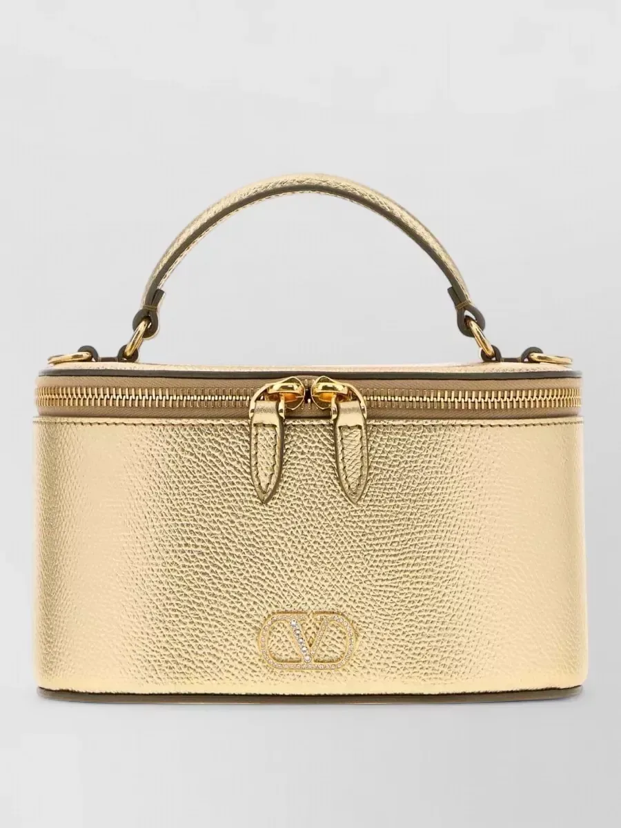 Mini pochette Valentino Garavani VLogo Signature dorée, photo 1