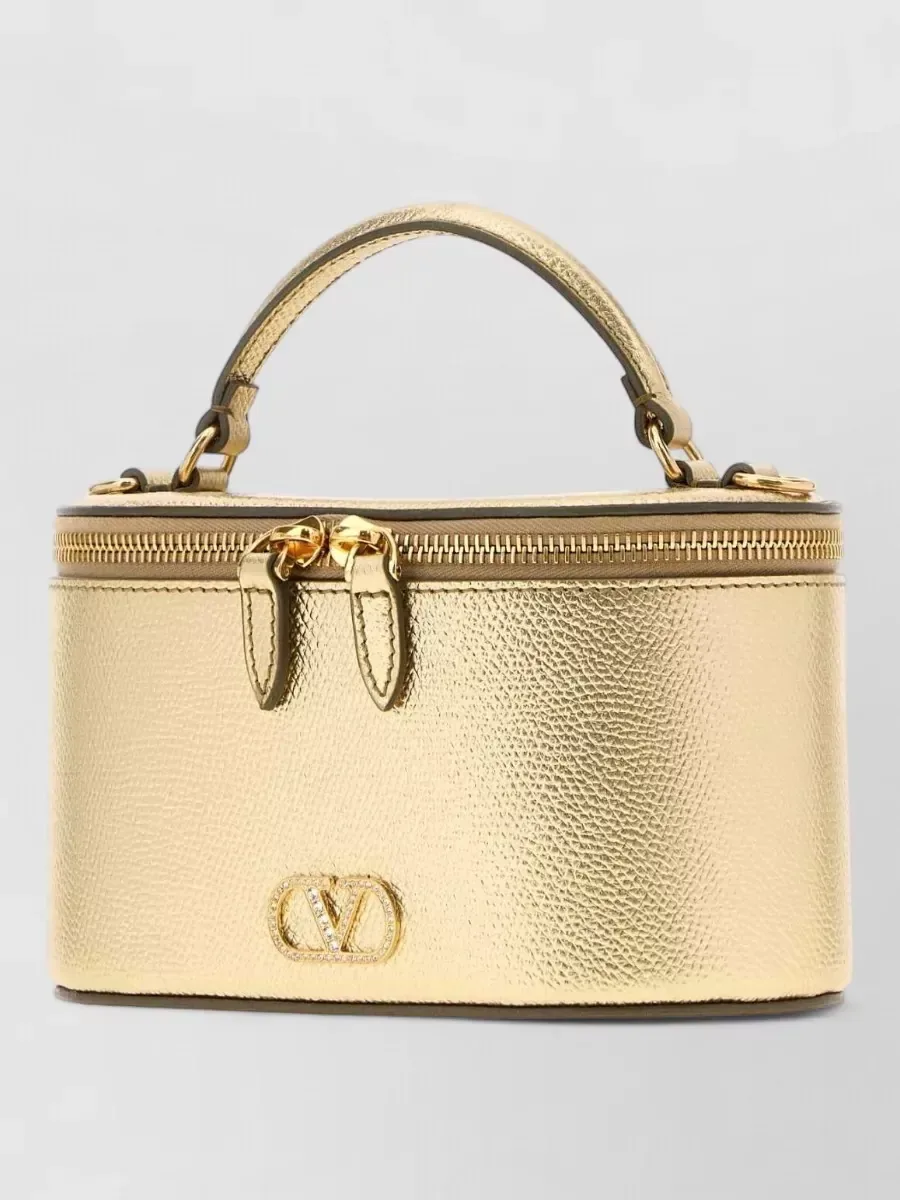 Mini pochette Valentino Garavani VLogo Signature dorée, photo 2