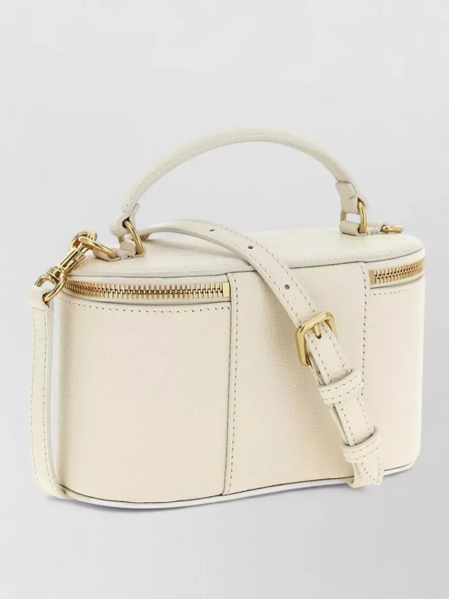 حقيبة Valentino Garavani VLogo Signature Mini باللون البيج، صورة 2