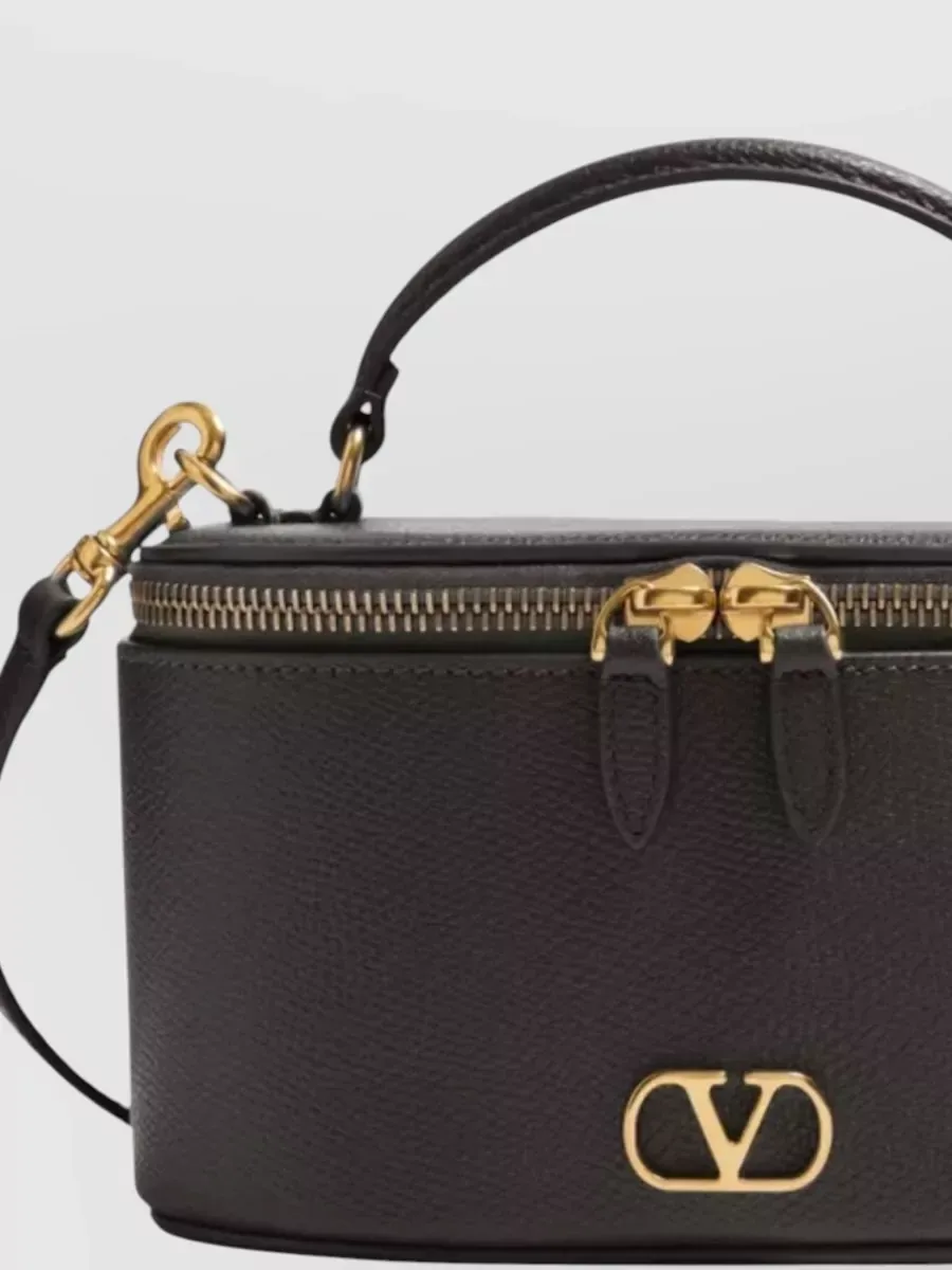 حقيبة Valentino Garavani VLogo Signature Mini باللون الأسود، صورة 2