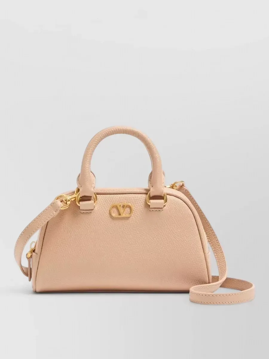 Valentino Garavani VLogo Signature Mini in Beige, photo 1