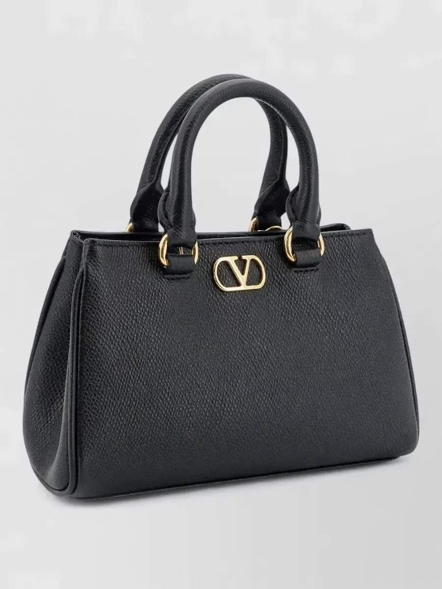 Valentino Garavani VLogo Signature Mini Clutch in Black, photo 1