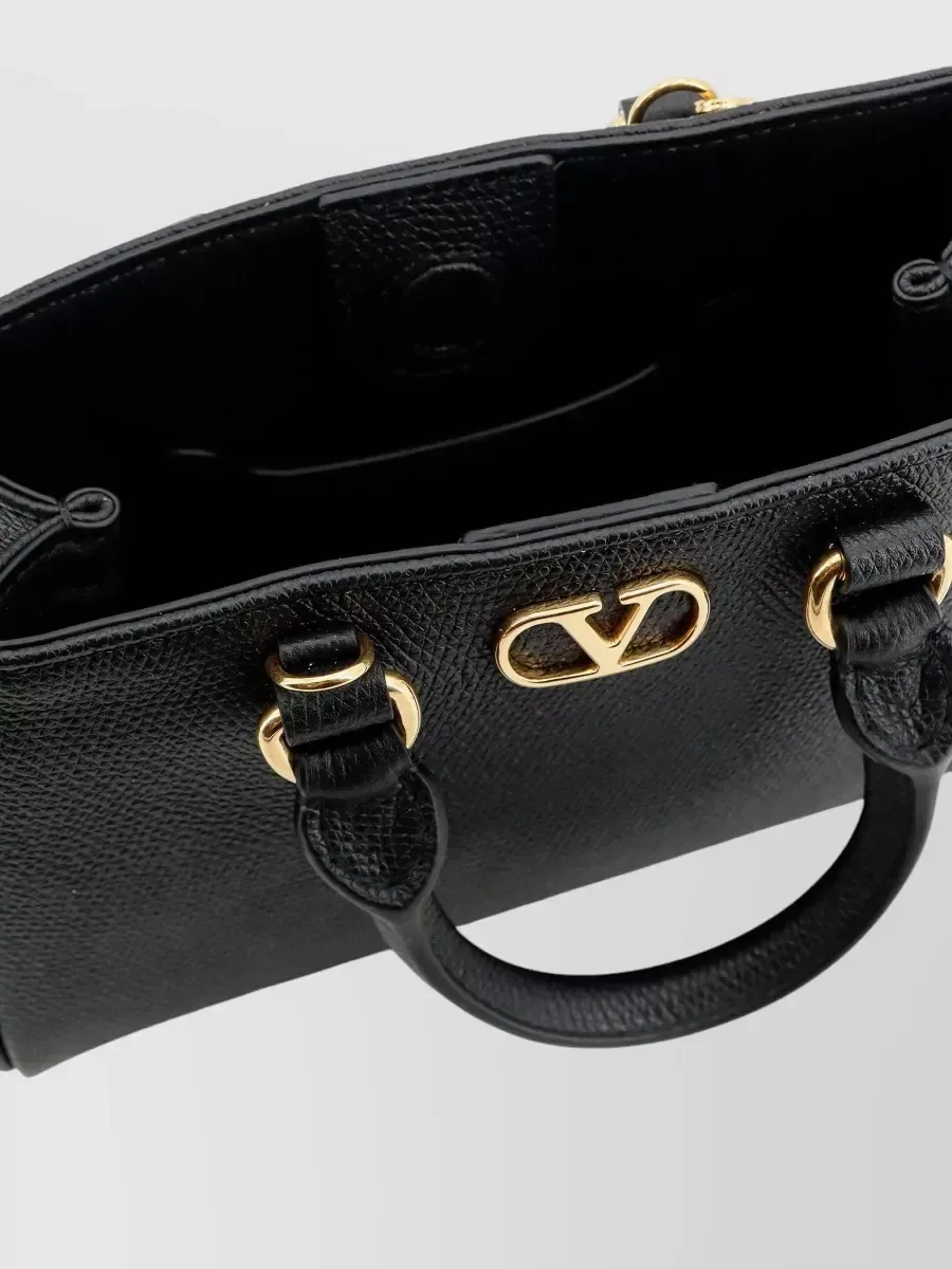 Valentino Garavani VLogo Signature Mini Clutch in Black, photo 3