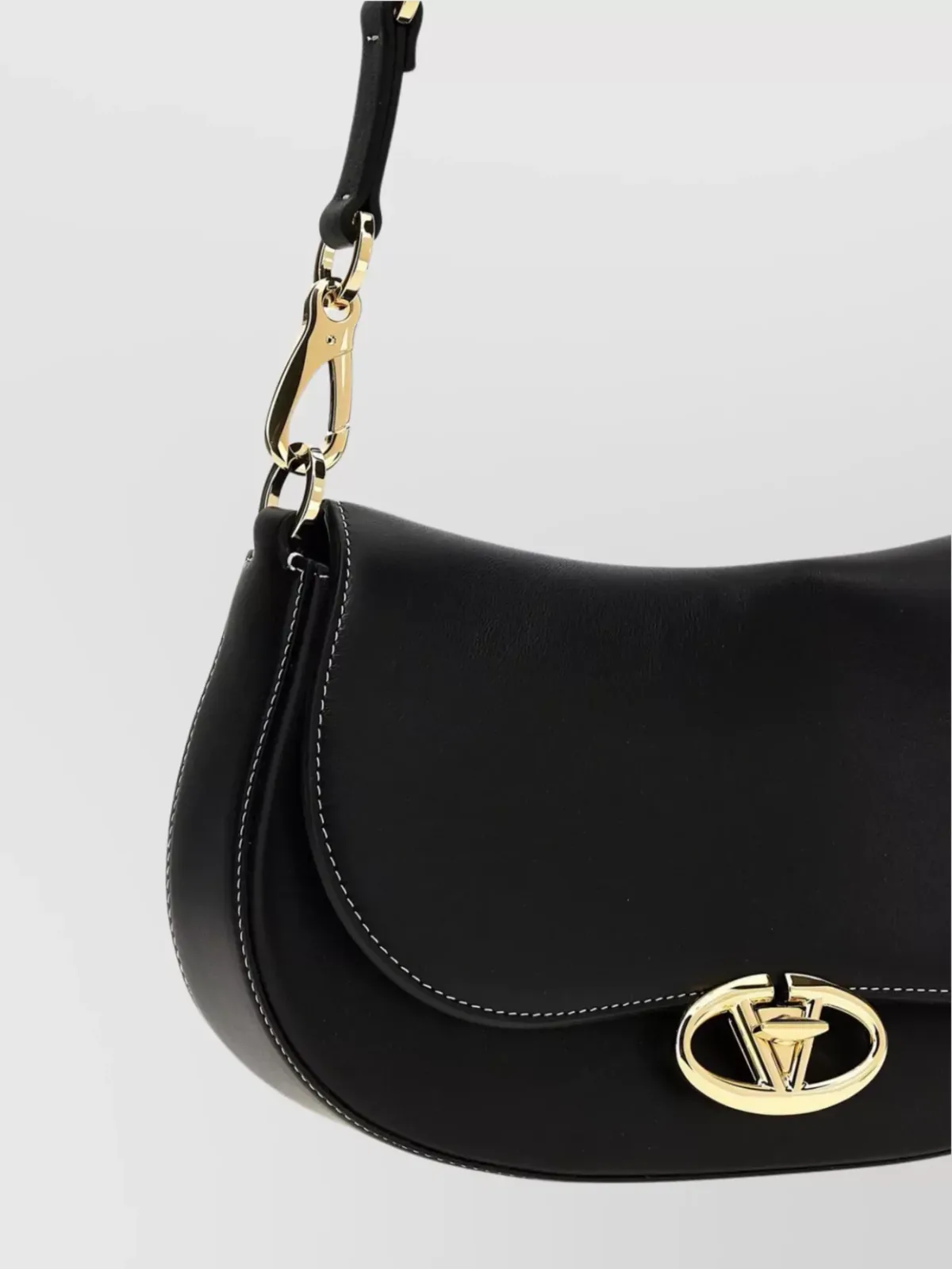 Valentino Garavani VLogo Signature Small in Black, photo 3