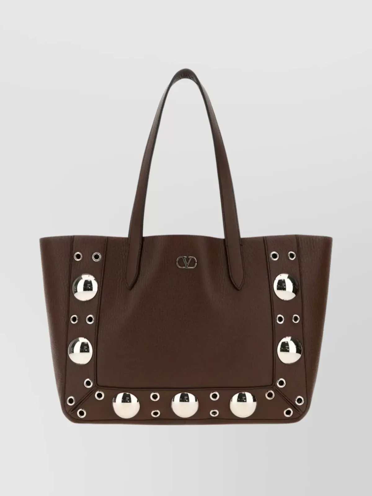 Borsa a spalla Valentino Garavani Nellcôte Small in Marrone, foto 1