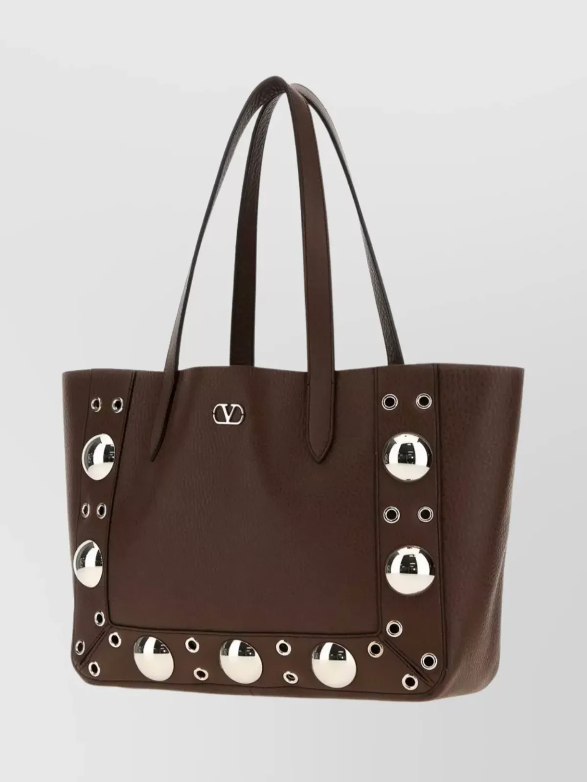 Borsa a spalla Valentino Garavani Nellcôte Small in Marrone, foto 2