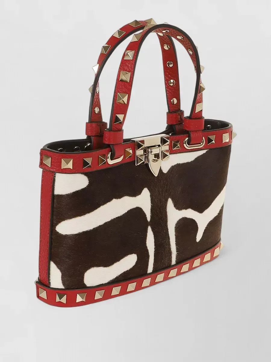 Valentino Garavani Rockstud Spike Mini in Brown, photo 3