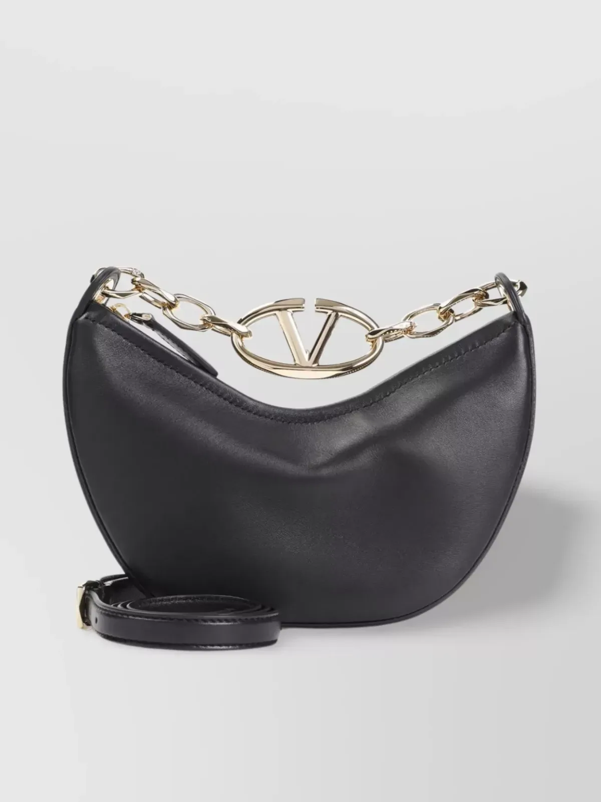 Valentino Garavani VLogo Moon Small in Black, photo 1