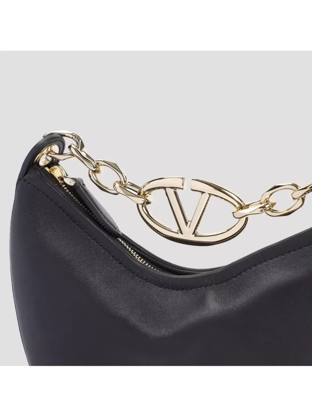Valentino Garavani VLogo Moon Small in Black, photo 3