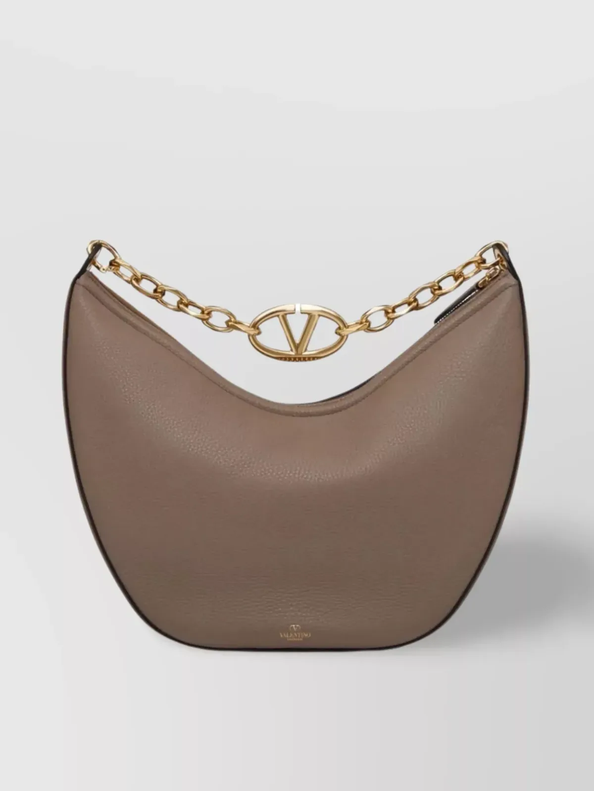 Valentino Garavani VLogo Signature Medium باللون التوبي، صورة 4
