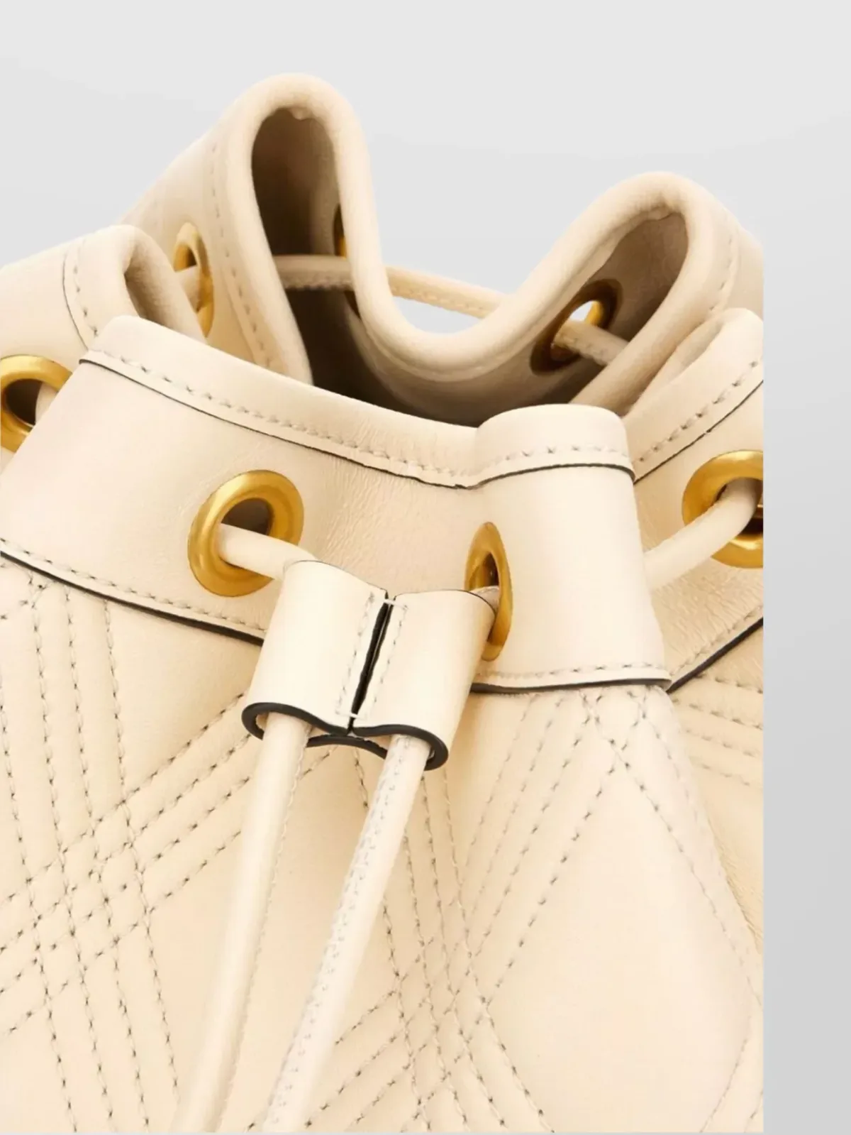 Valentino Garavani VLogo Signature Bucket in Beige, photo 4