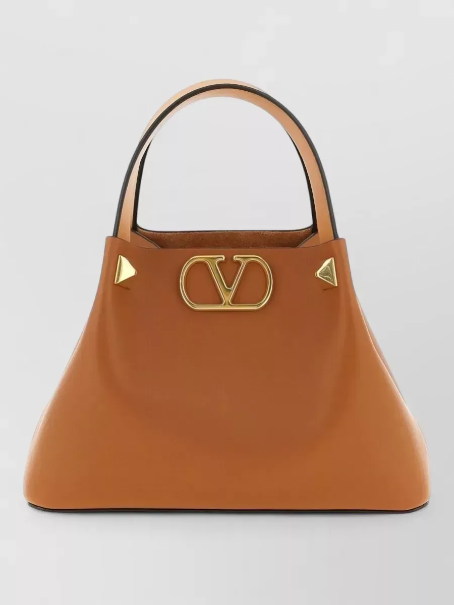 Valentino Garavani VLogo Signature Small in Brown, photo 1