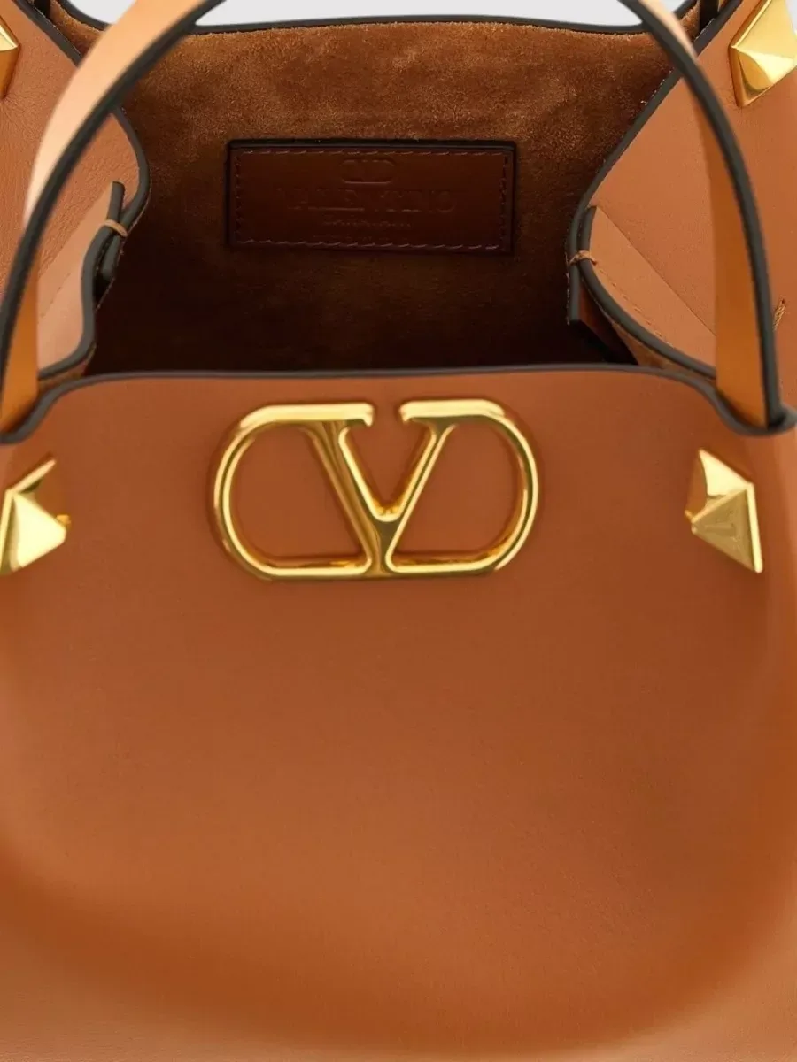 Valentino Garavani VLogo Signature Small in Brown, photo 3