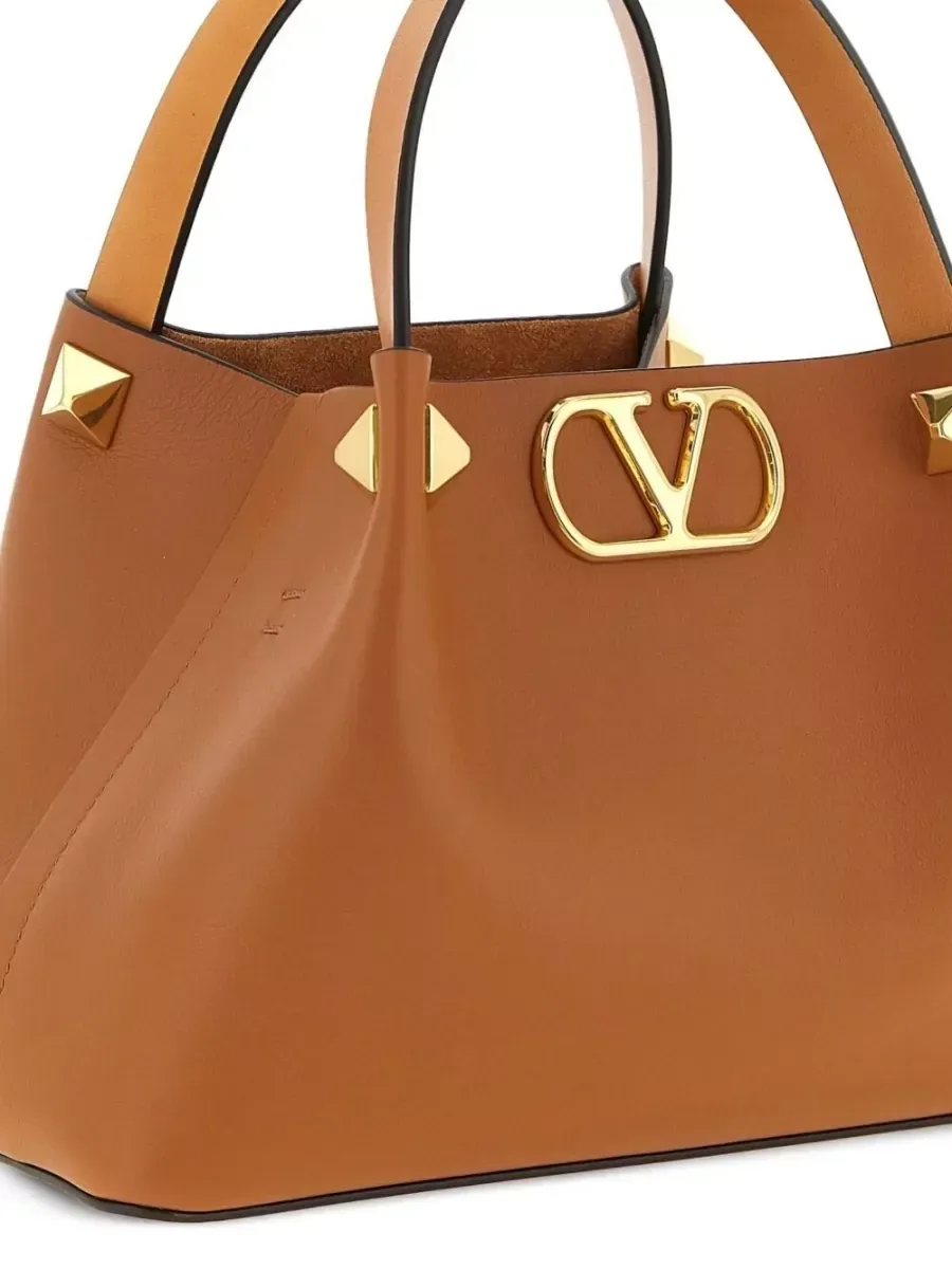 Valentino Garavani VLogo Signature Small in Brown, photo 4