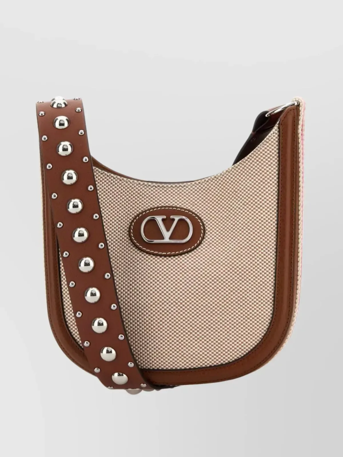 Valentino Garavani VLogo Signature Crossbody in Brown, photo 1