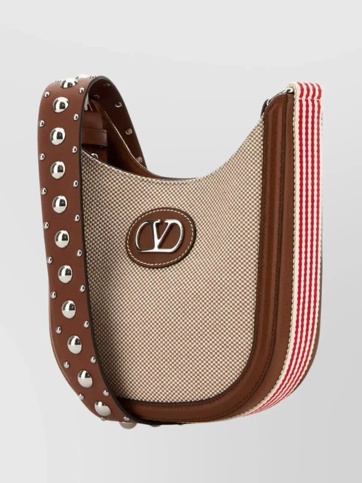 Valentino Garavani VLogo Signature Crossbody in Brown, photo 2