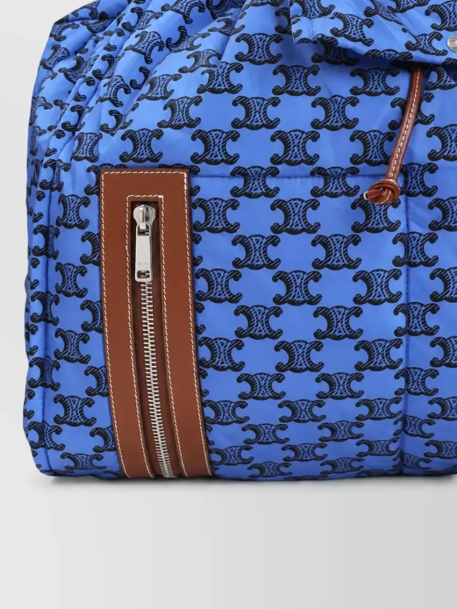 Celine Padded Backpack in Blue, photo 3