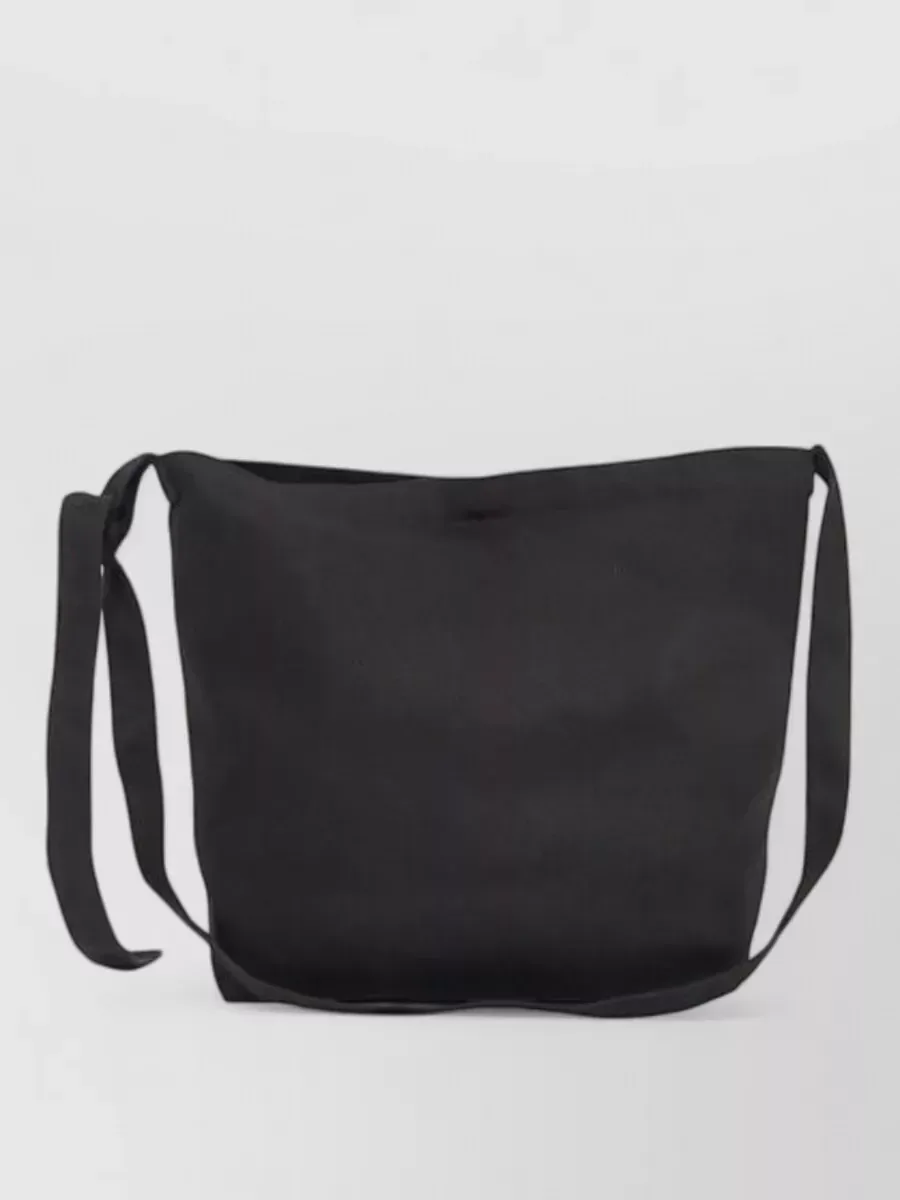 Ann Demeulemeester Cotton Shoulder Bag in Black, photo 1