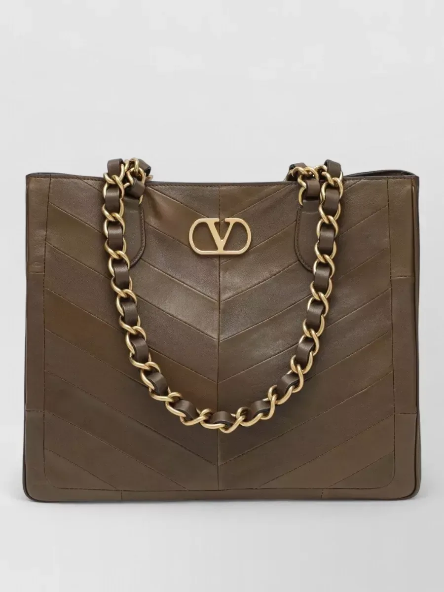 Valentino Garavani Laseine in Brown, photo 1