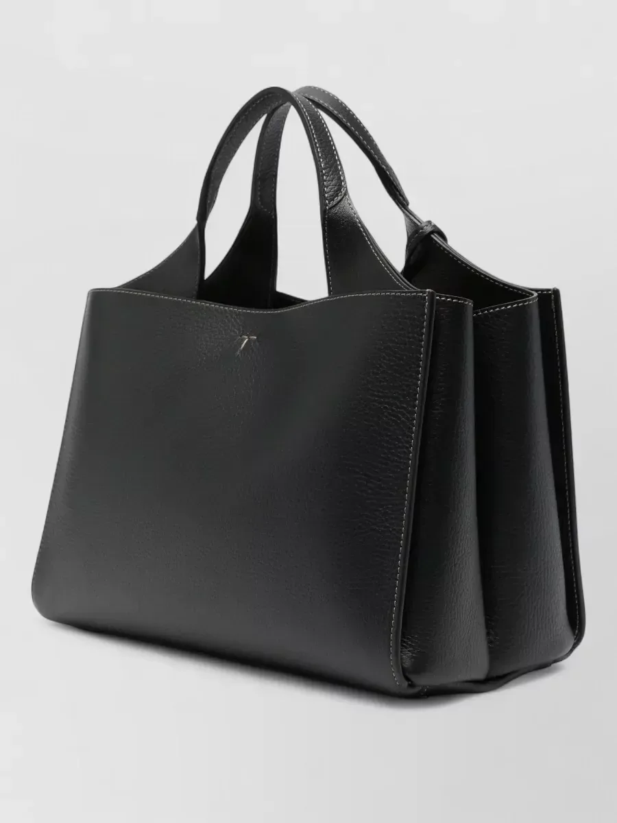 Cabas Tod's grainé noir, photo 3