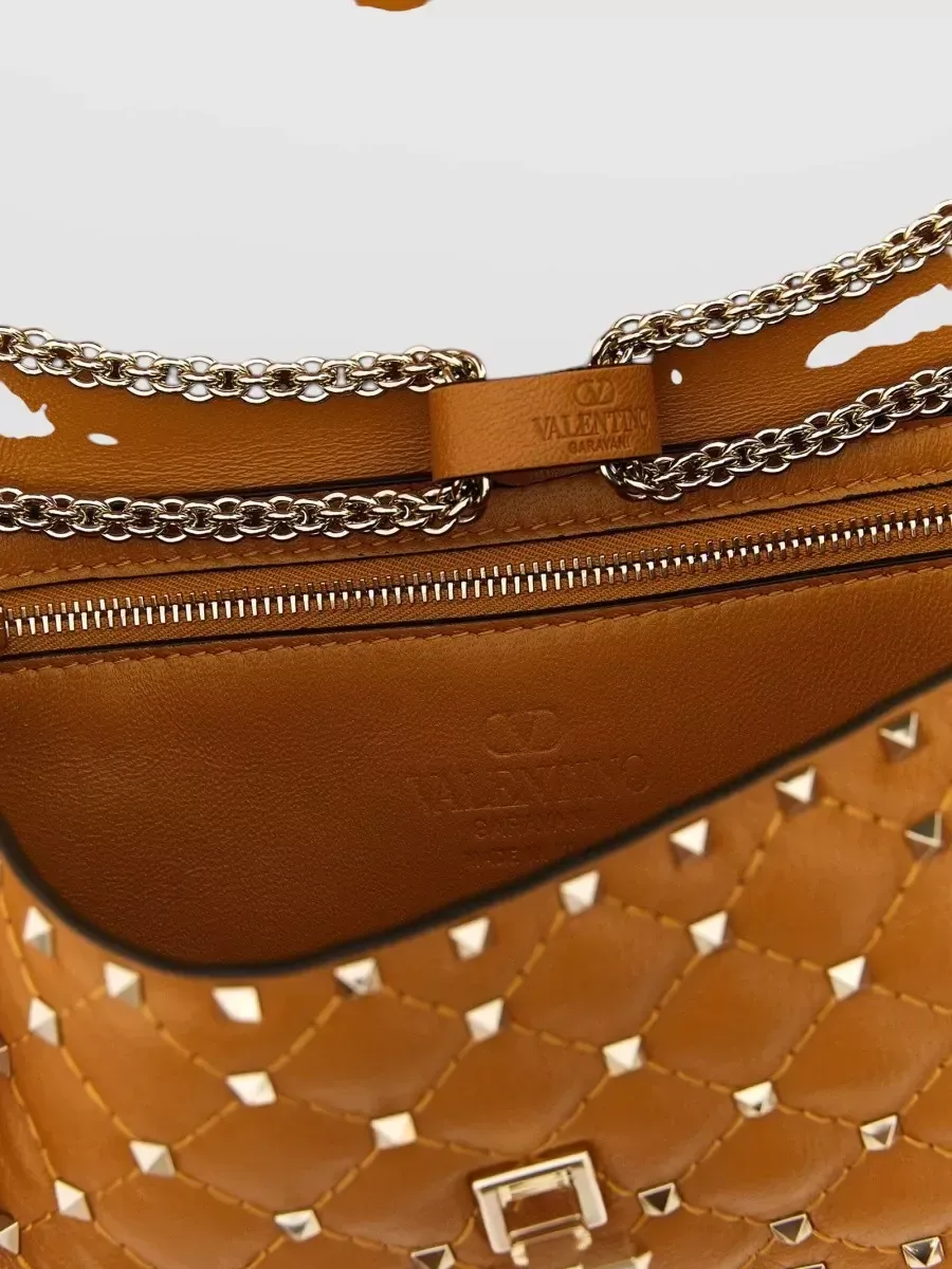 Valentino Garavani Rockstud Spike Medium en naranja, foto 4