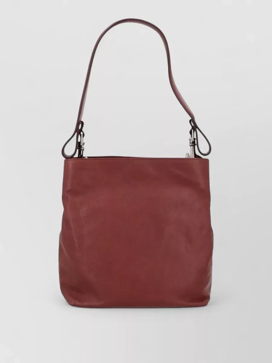 Sac cabas Vivienne Westwood marron, bandoulière réglable