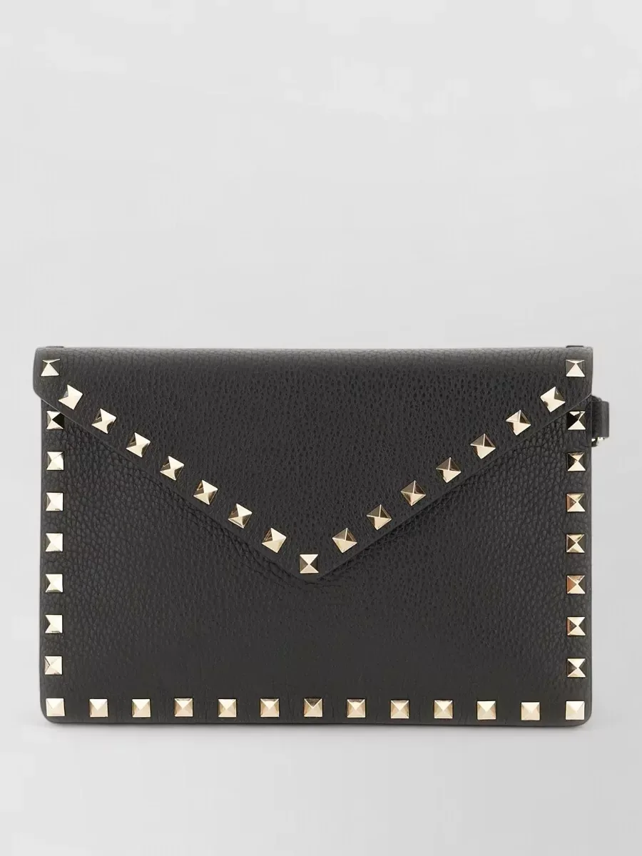 Valentino Garavani Studded Envelope Crossbody in Black, photo 1