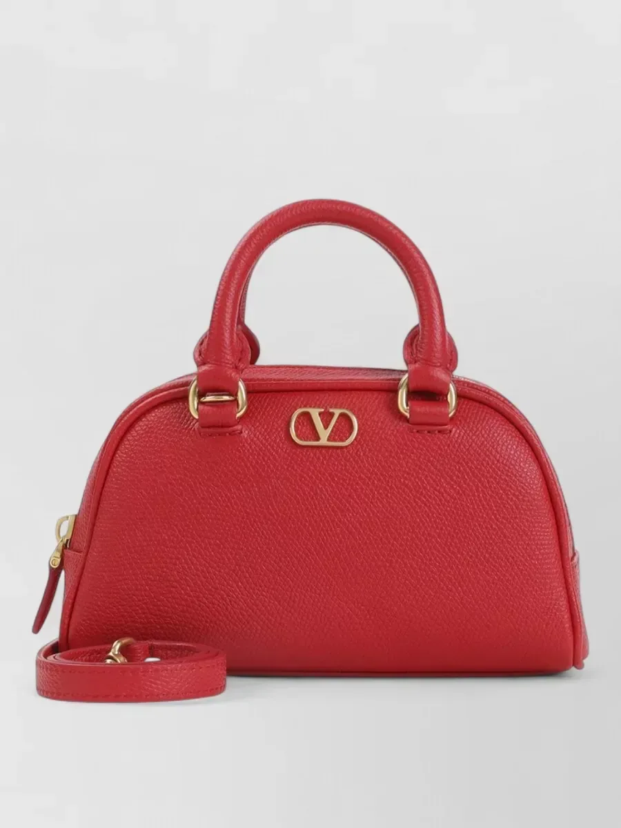 Valentino Garavani VLogo Signature Mini in Red, photo 1
