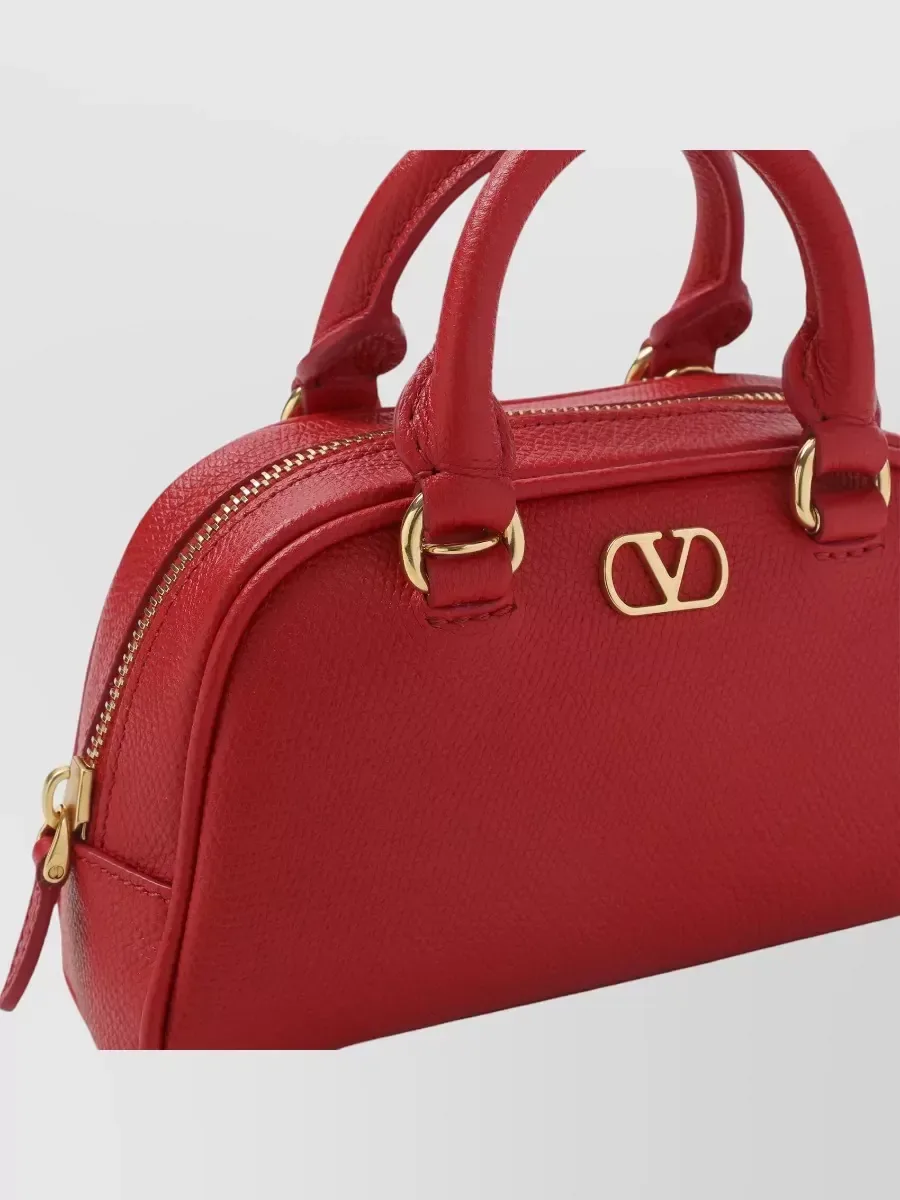 Valentino Garavani VLogo Signature Mini in Red, photo 3