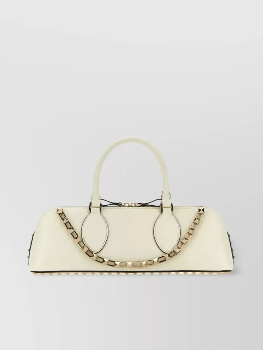 Valentino Garavani Rockstud Spike East West in White, photo 1