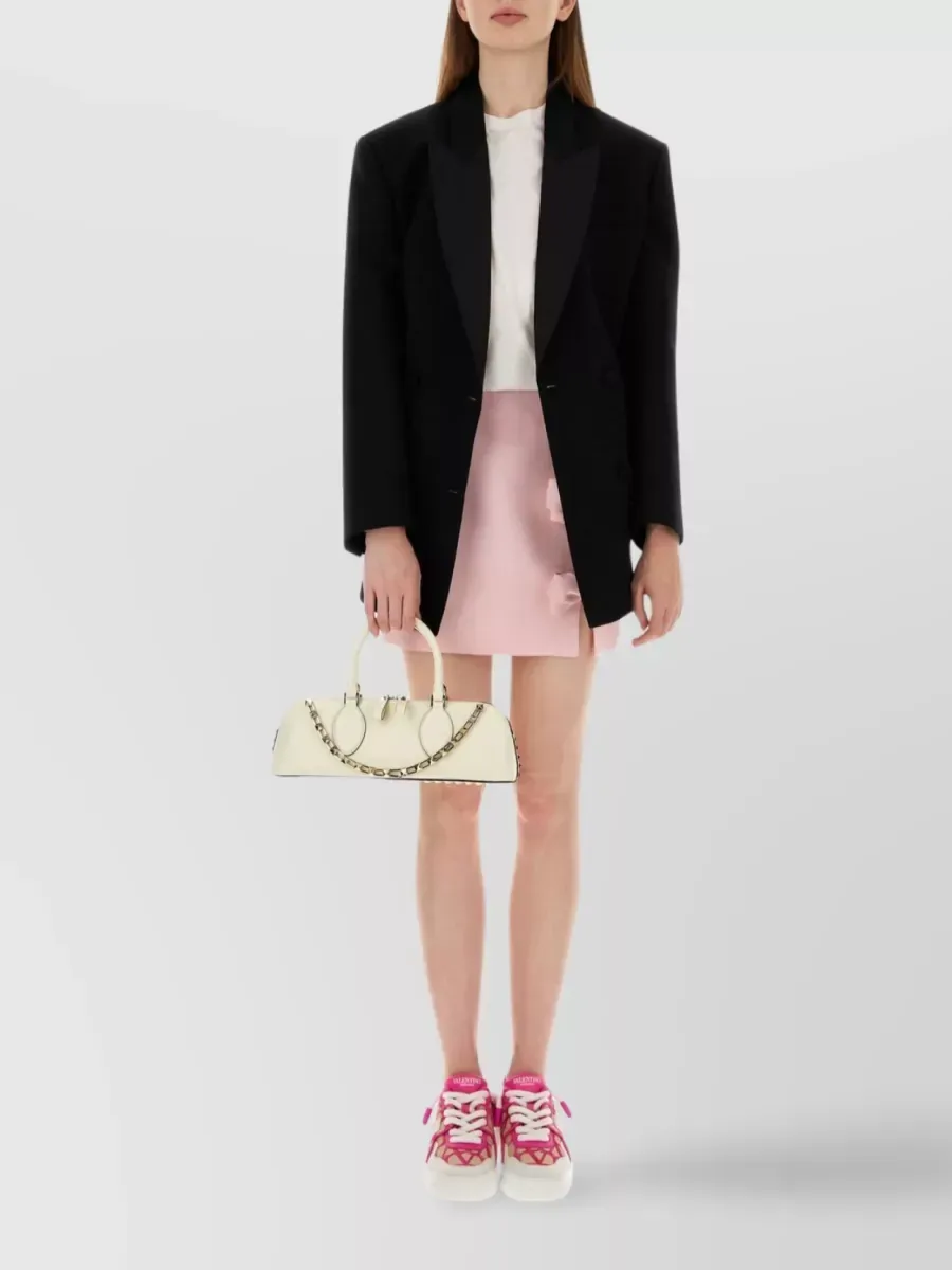 Valentino Garavani Rockstud Spike East West in White, photo 2
