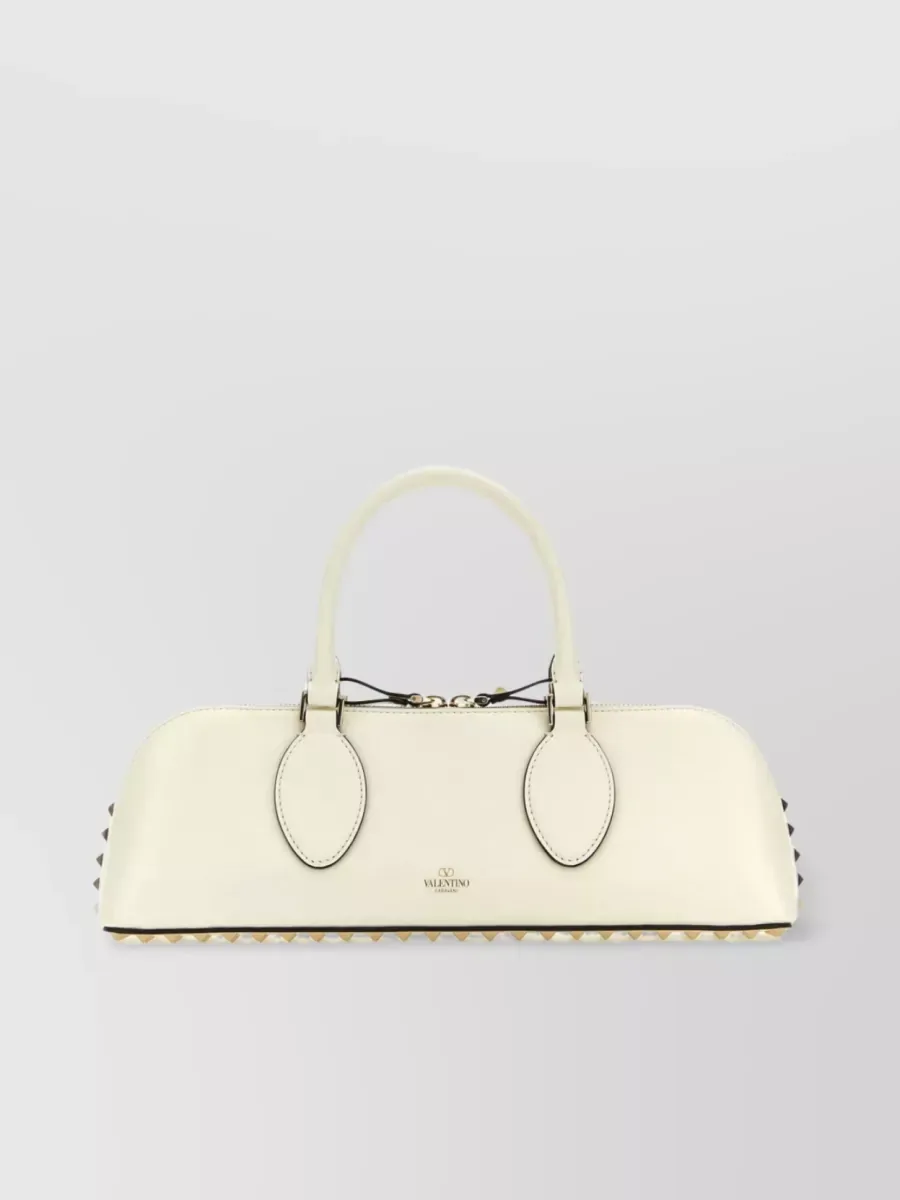 Valentino Garavani Rockstud Spike East West in White, photo 4