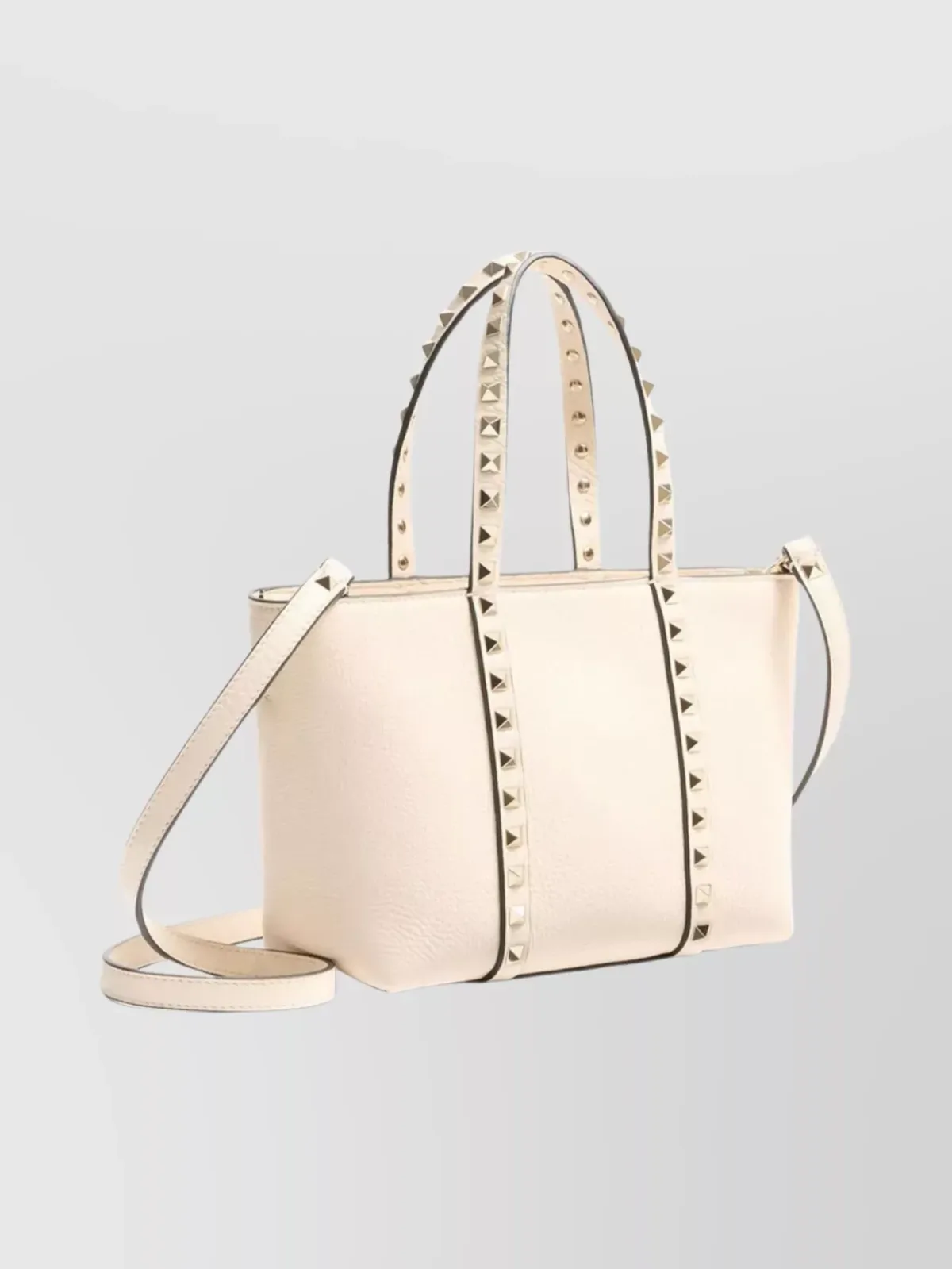 Valentino Garavani Rockstud Spike Small in Beige, photo 3