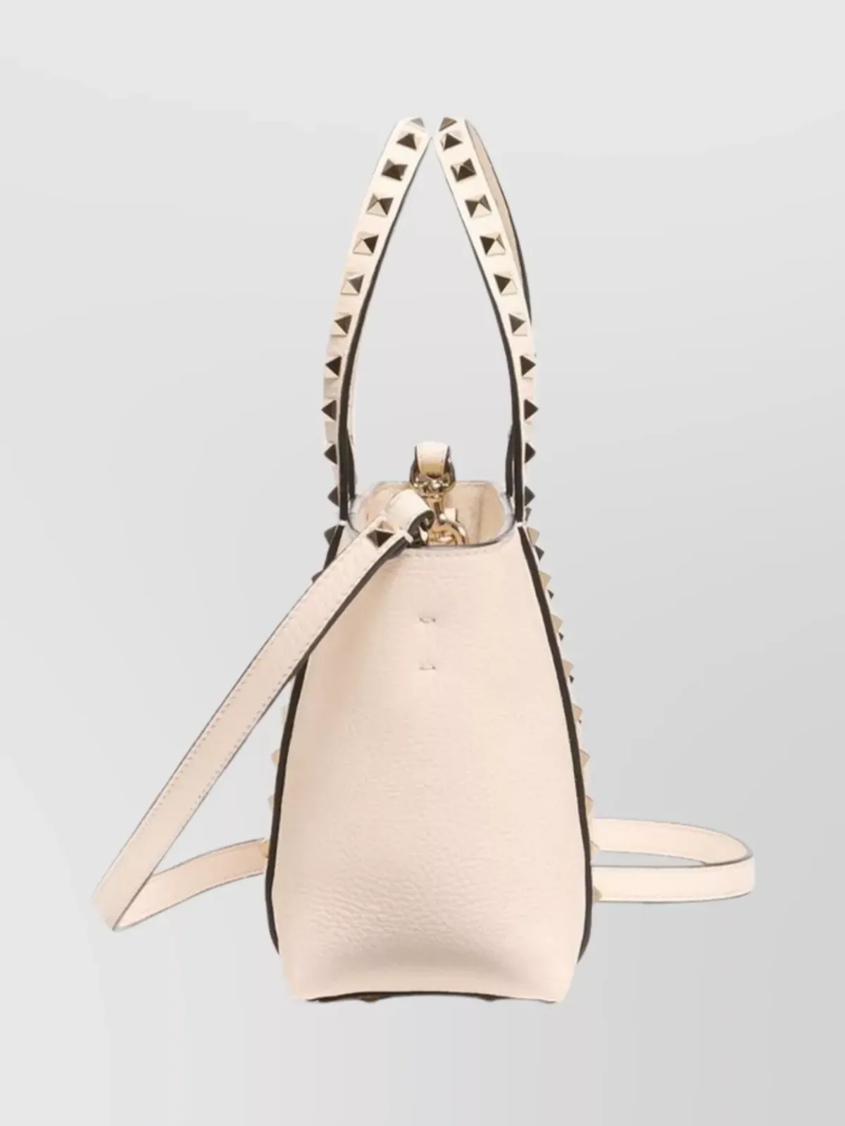 Valentino Garavani Rockstud Spike Small in Beige, photo 4