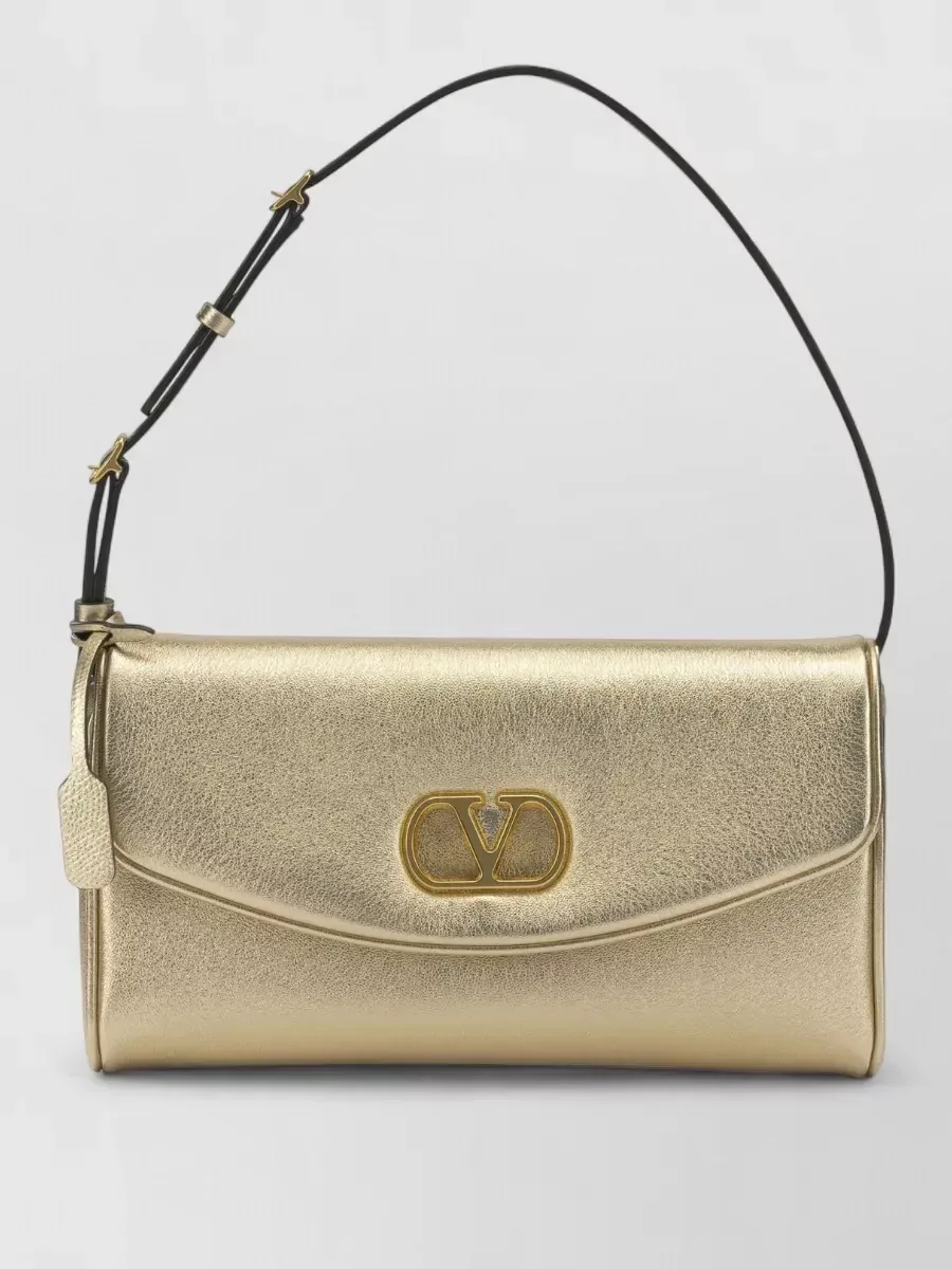 Valentino Garavani DeVain Small in Gold, photo 1
