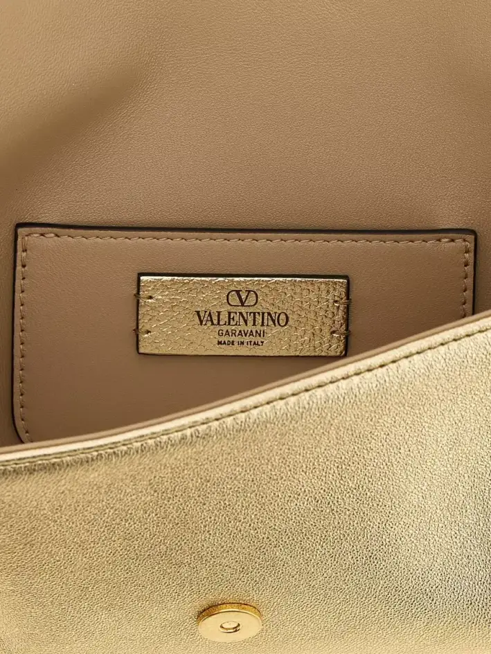 Valentino Garavani DeVain Small in Gold, photo 4