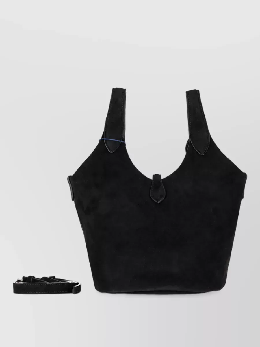 Ralph Lauren Leather Crossbody in nero, foto 2