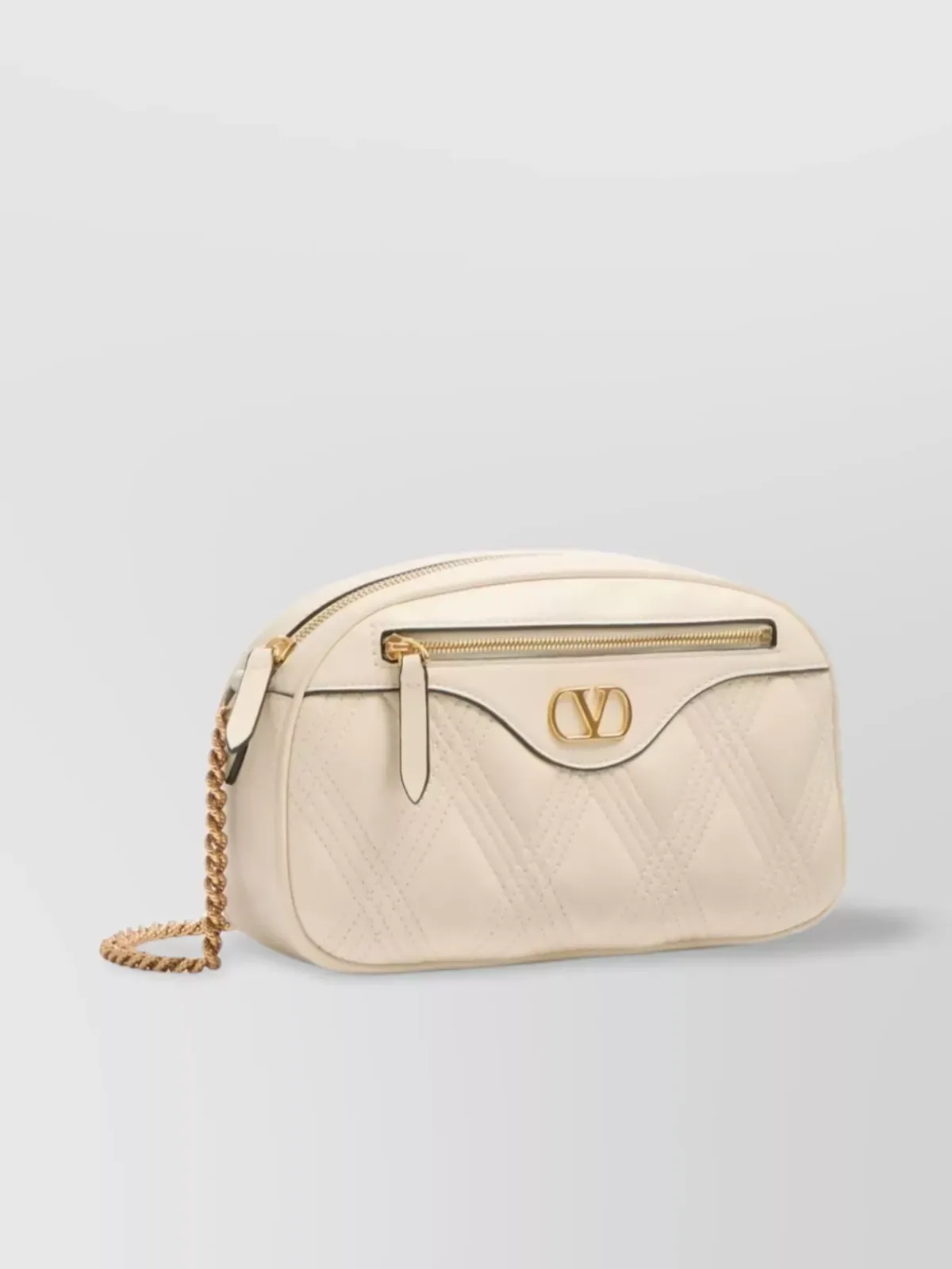 Valentino Garavani Quilted Camera Bag in Beige, photo 3