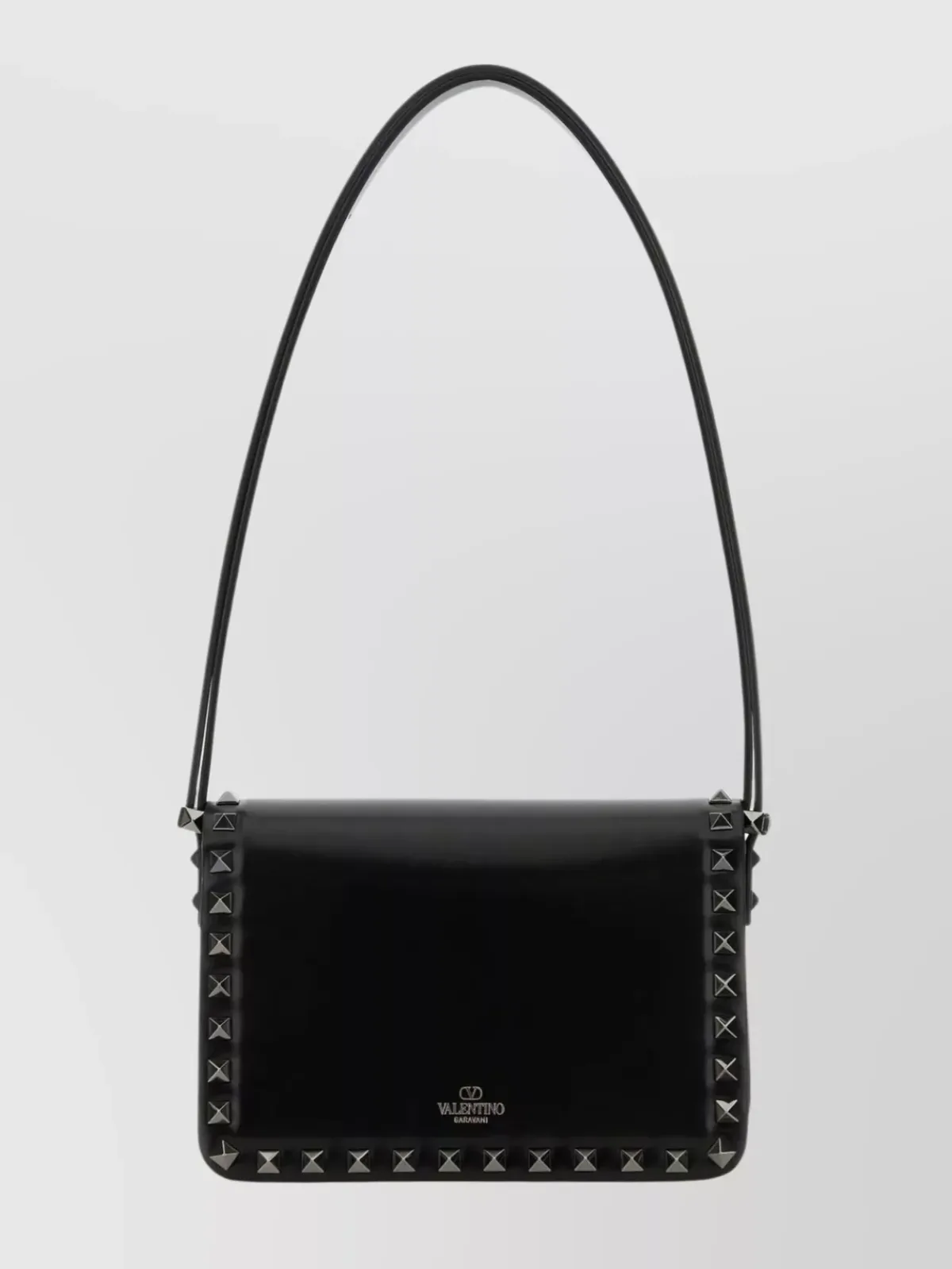 Valentino Garavani Studded Trim Shoulder Bag in Black, photo 2