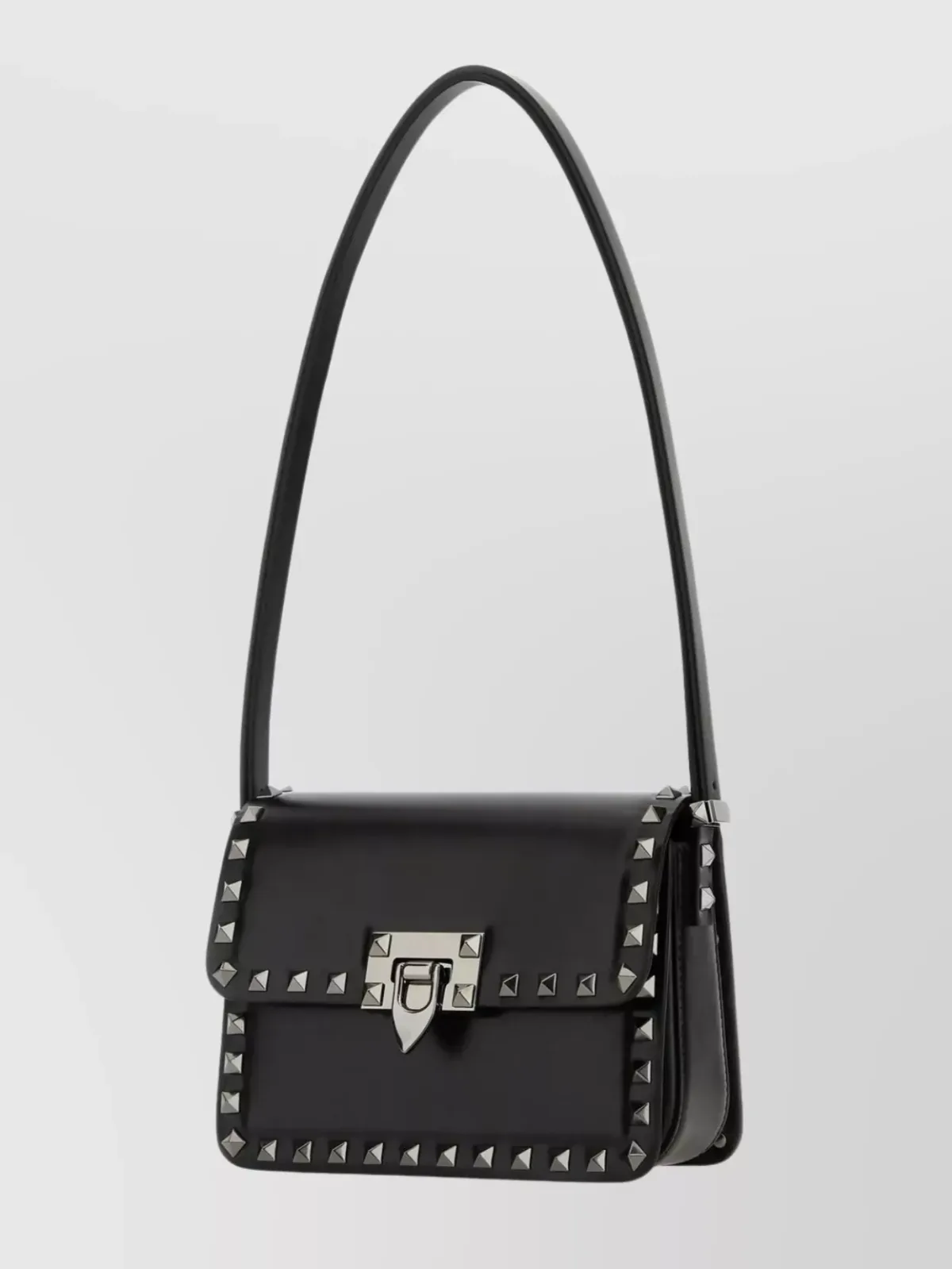 Valentino Garavani Studded Trim Shoulder Bag in Black, photo 3