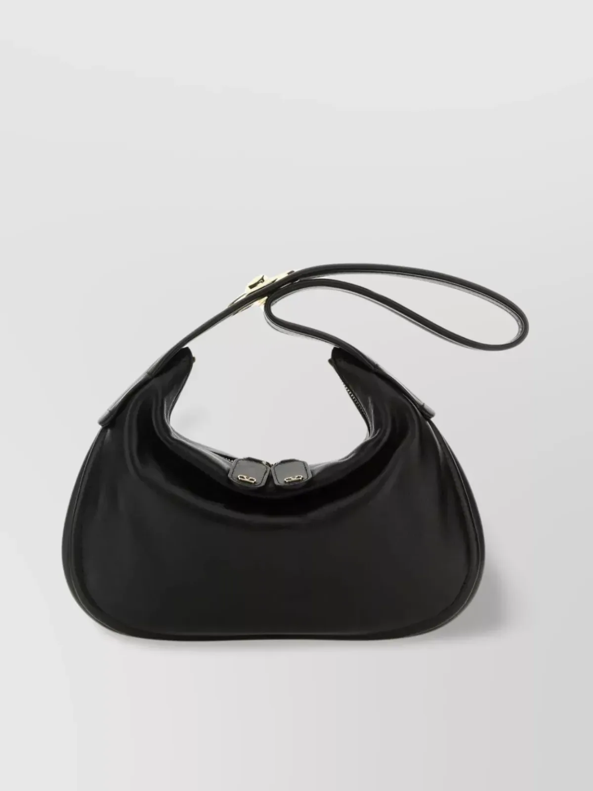 Valentino Garavani Small VLogo Handle Shoulder Bag in Black, photo 1