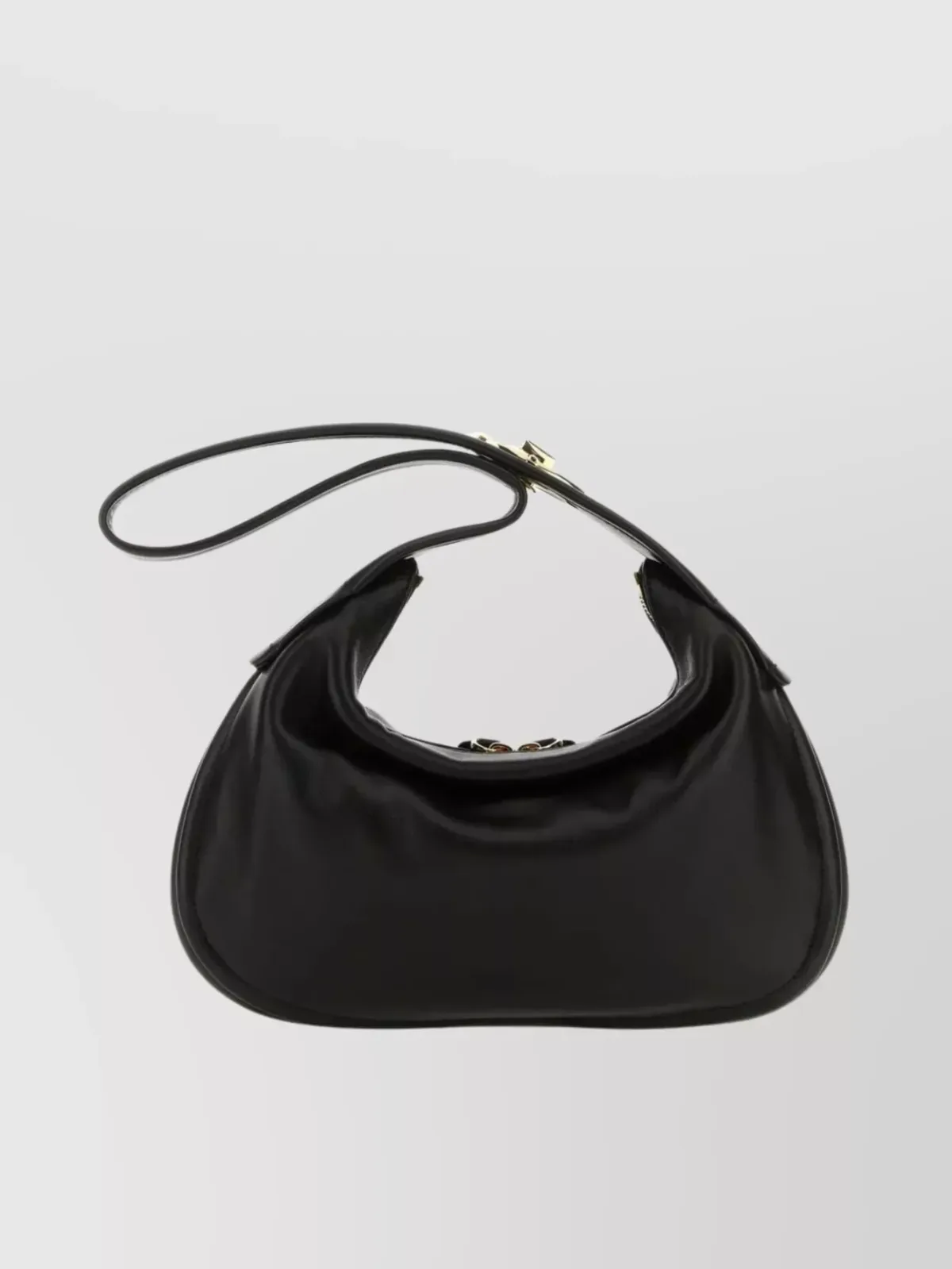 Valentino Garavani Small VLogo Handle Shoulder Bag in Black, photo 2