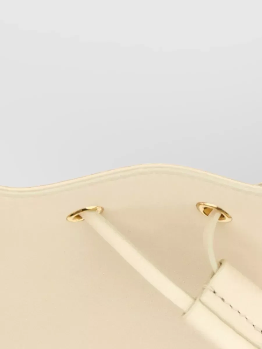 Valentino Garavani VLogo Signature Mini Bucket in Beige, photo 4