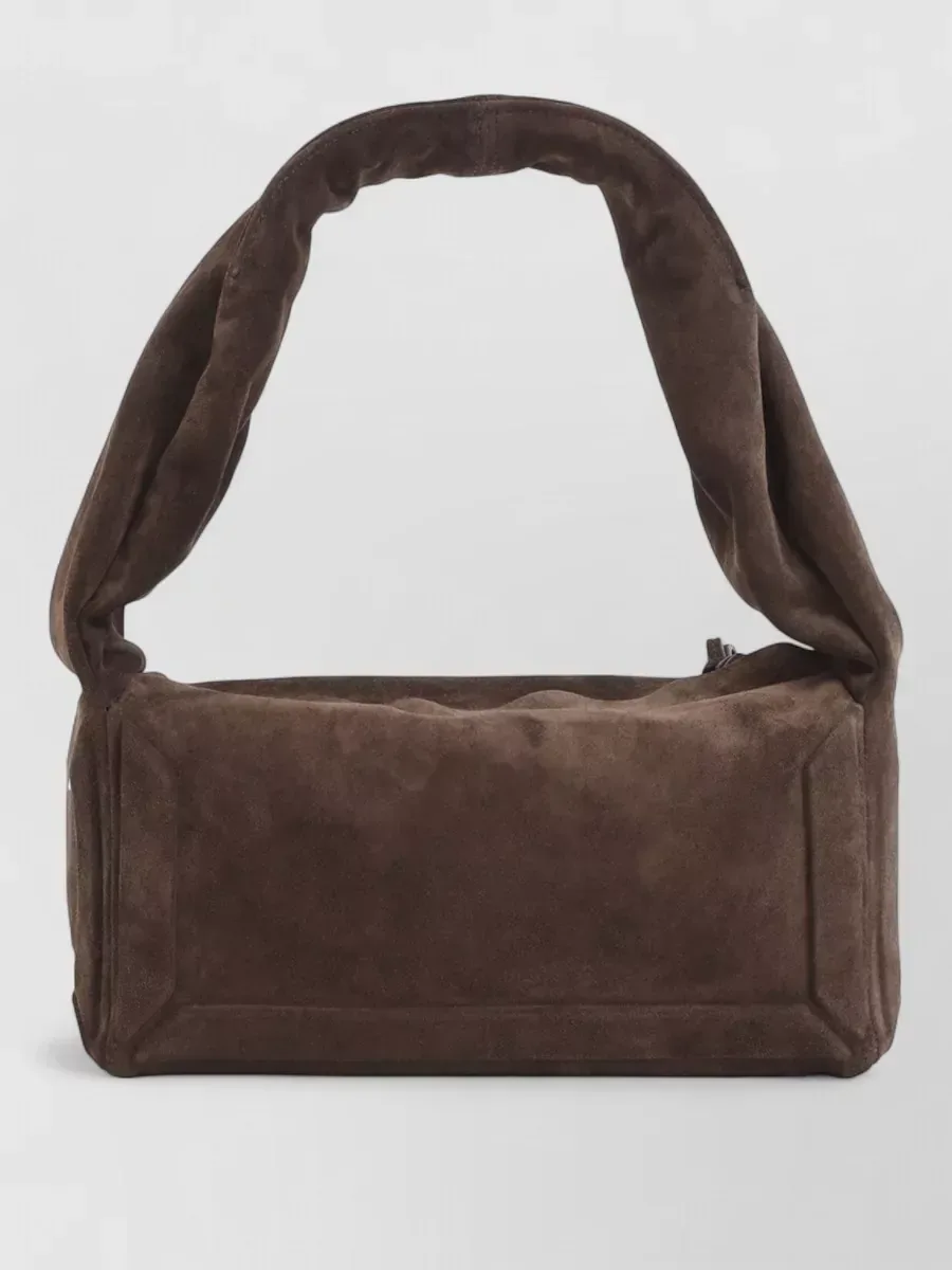 Maison Margiela Small Suede Tote in Braun, Foto 2